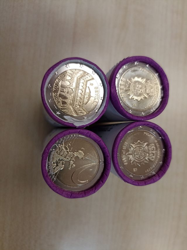 Nuevas monedas 2025, desde 55 euros rollo