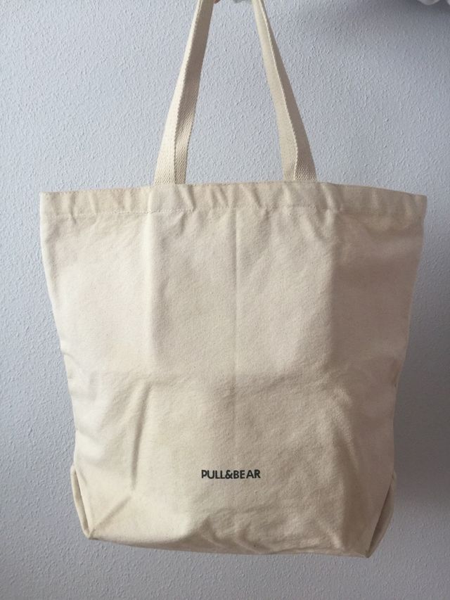Bolsa de tela Pull and Bear