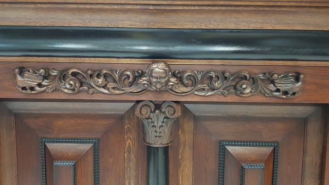 Libreria Rustica de Roble Macizo