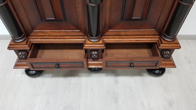 Libreria Rustica de Roble Macizo