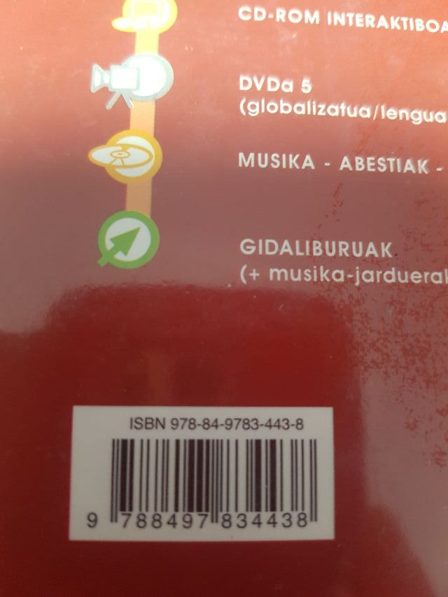 Libros LH5 Lengua Castellana Txanela