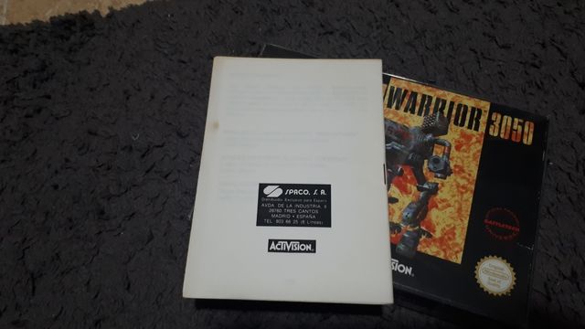ORIGINAL Manual Mechwarrior 3050 snes