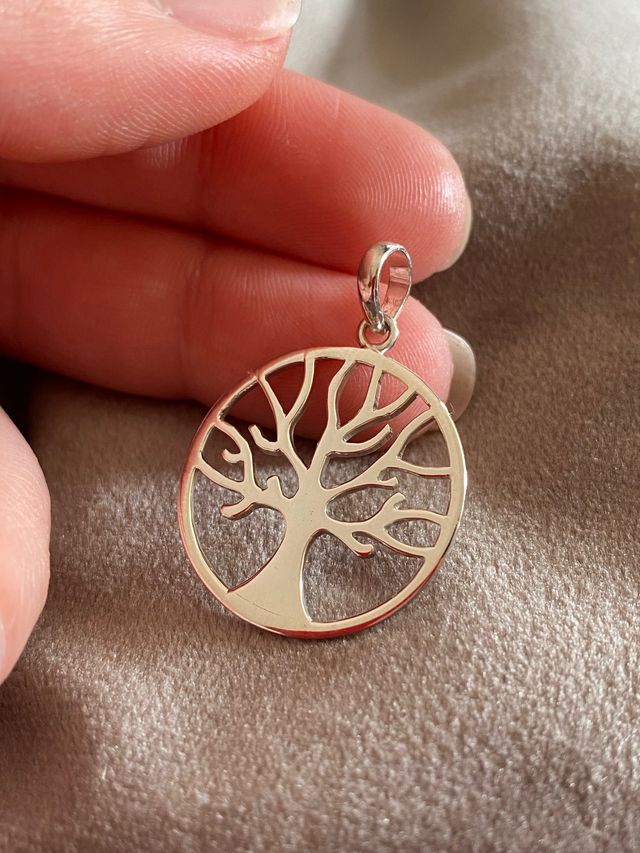 Colgante del árbol de la vida en Plata de Ley 925