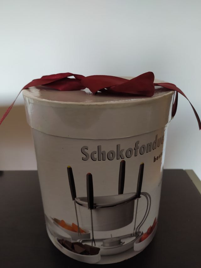 Set para fondue de chocolate. Nuevo.
