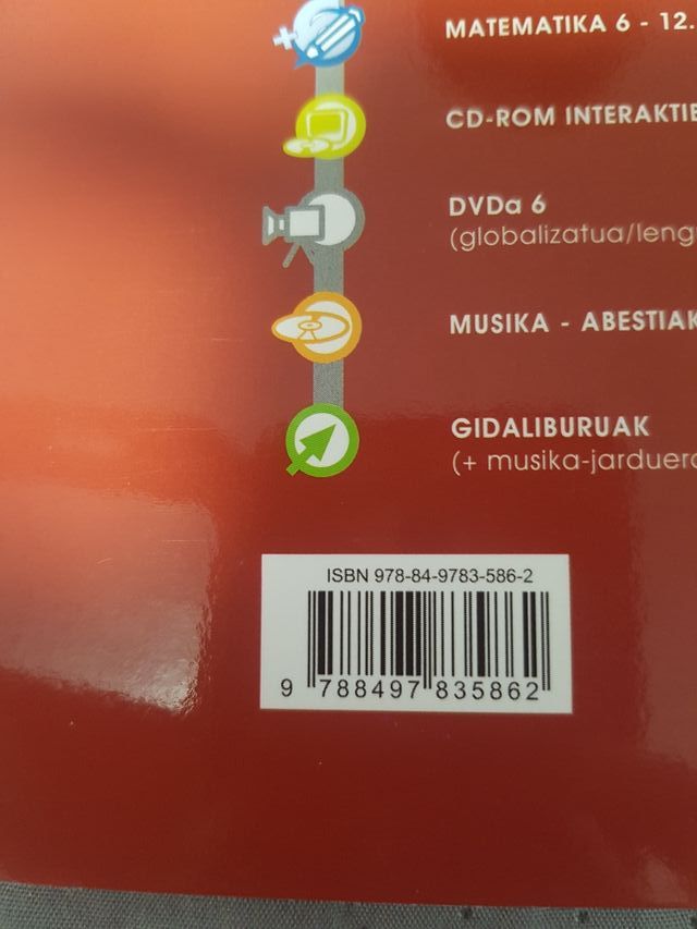 Libros LH6 lengua Castellana txanela