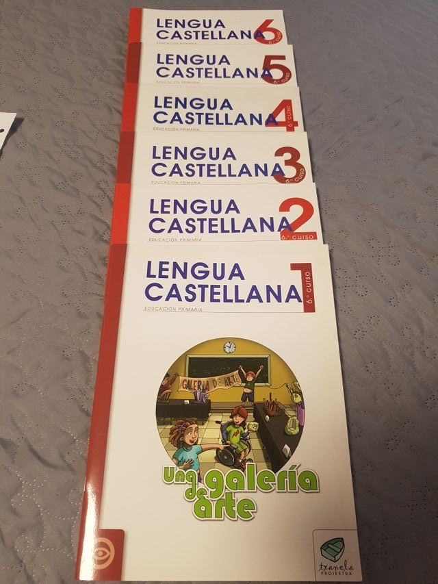Libros LH6 lengua Castellana txanela