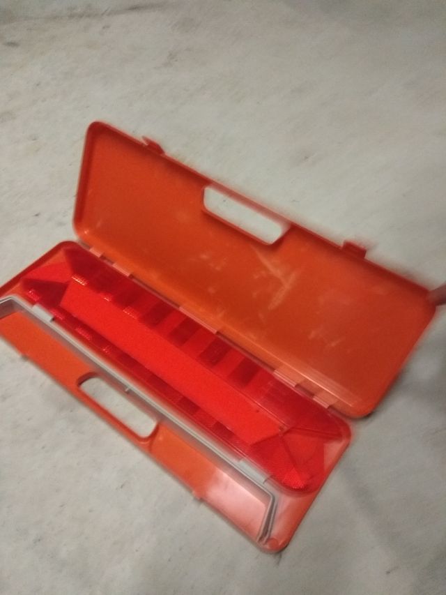 Triángulo señalización.