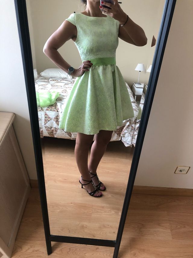 Vestido corto de fiesta/Boda/bautizo/comuniones