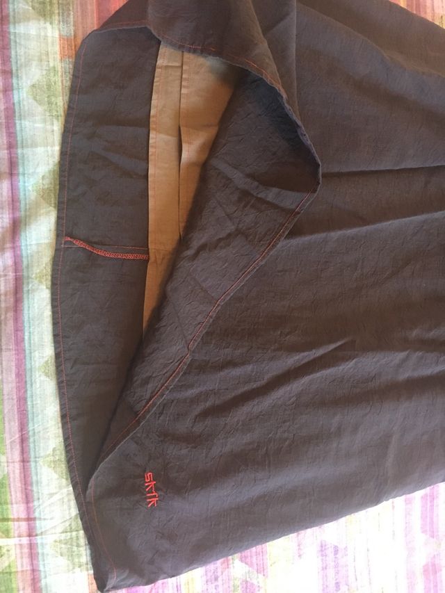 Vestido SkunkFunk nuevo azul gris plomo azulado 