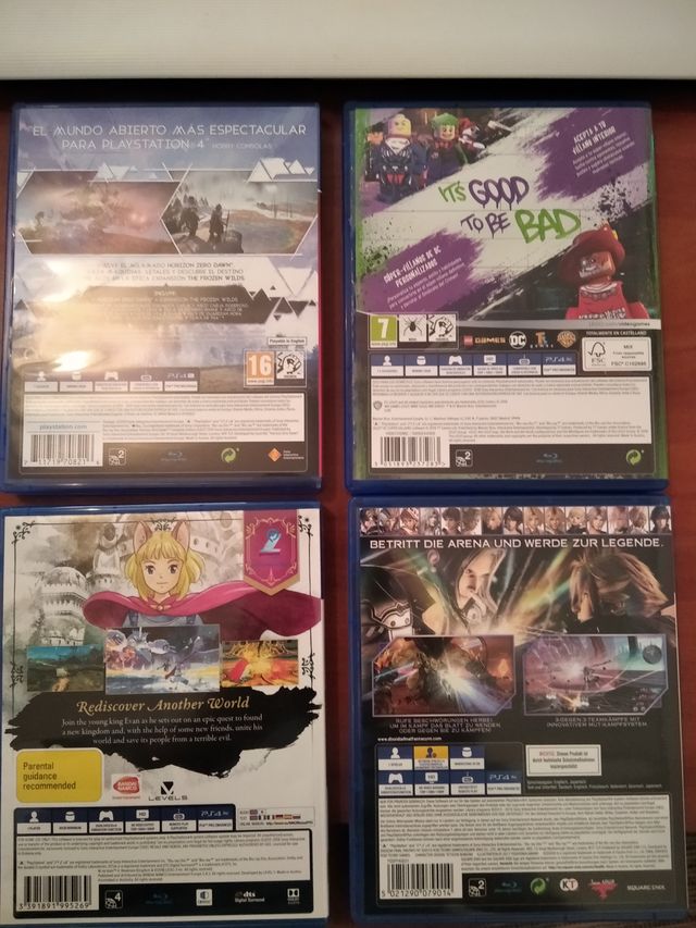 Cambio juegos de Ps4