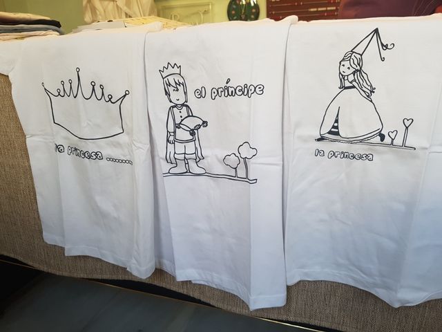 Camisetas para pintar. 