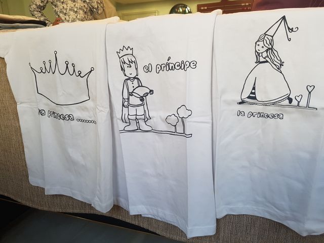 Camisetas para pintar. 