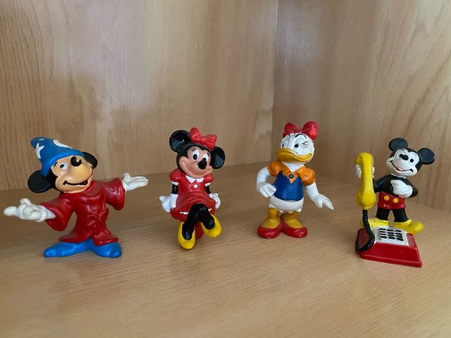 Lote 7 figuras Disney años 90.