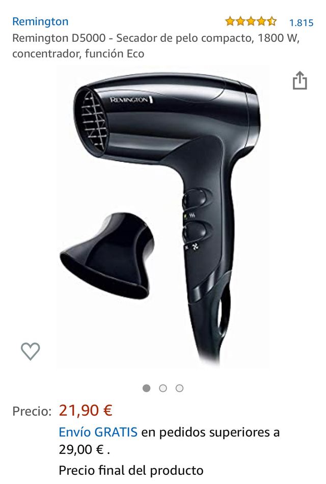 Secador Remington D5000