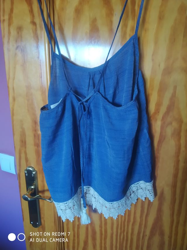 camiseta eatilo boho. talla M-40