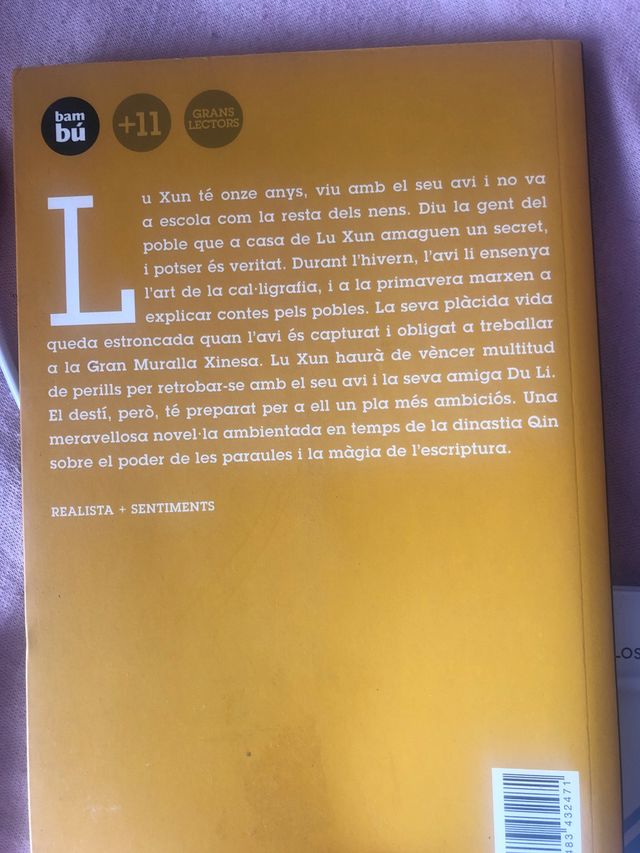 Libro: LA CRIDA DEL LLIBRE DE BAMBÚ