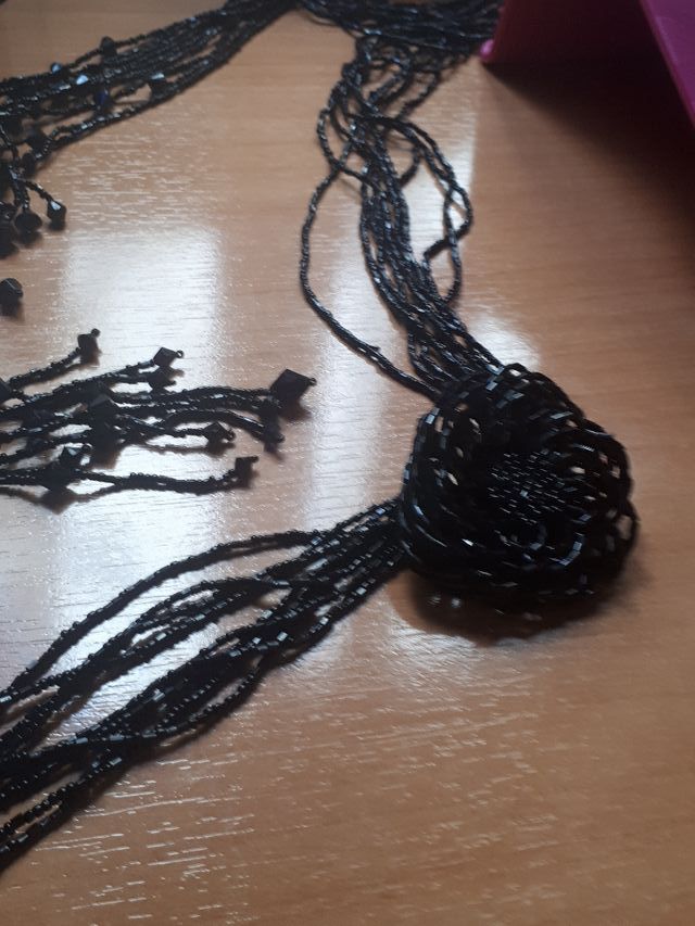 Cinturón/gargantilla bolitas