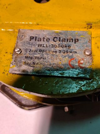 pinza chapa 3000kg