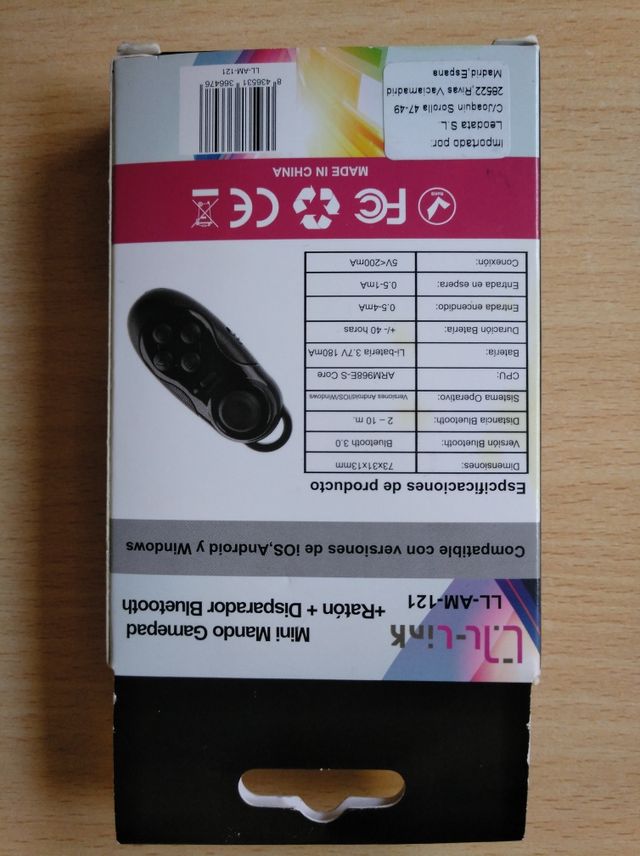 mando pequeño para jugar con el móvil