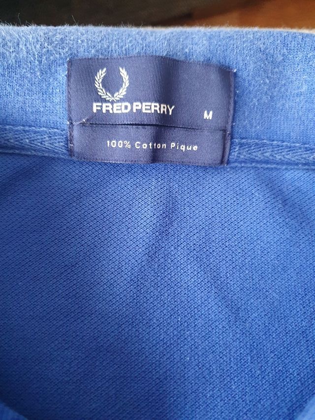 Polo Fred Perry azul Talla M