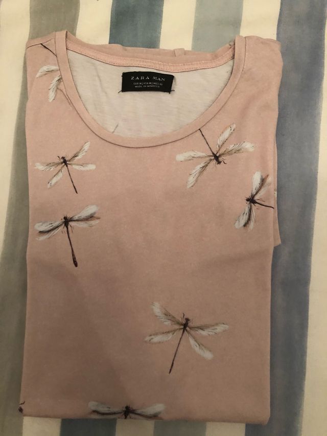 CAMISETA ZARA MANGA CORTA HOMBRE Talla M
