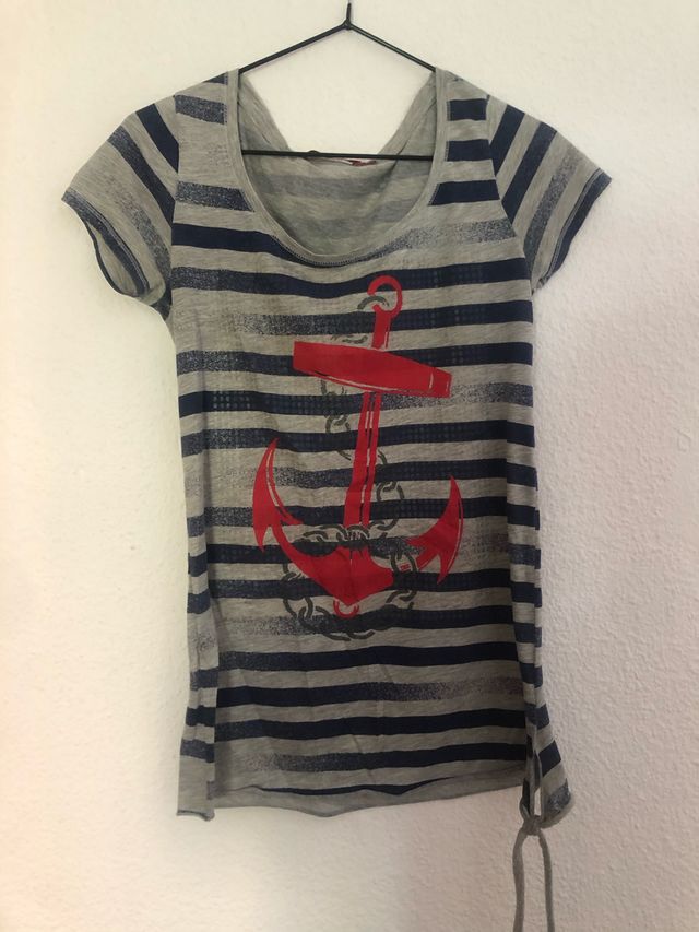 Camiseta larga ancla Springfiel