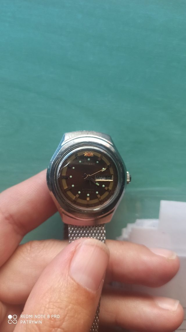 reloj señora orient 21 jewels automático vintage