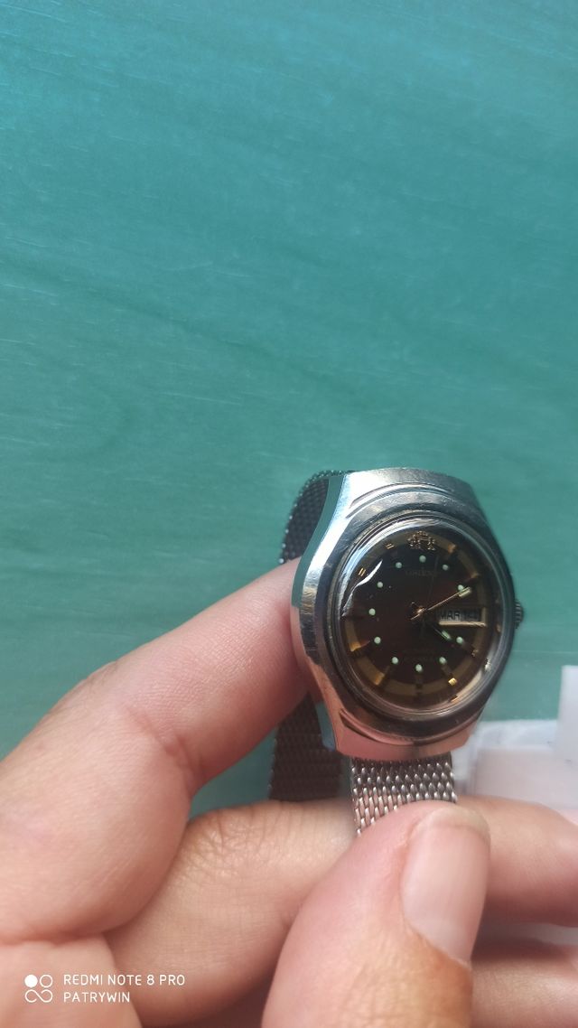 reloj señora orient 21 jewels automático vintage