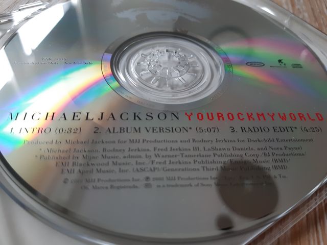 michael jackson cd promo you rock my world