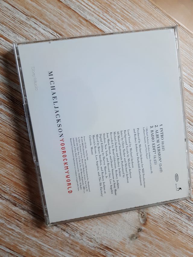michael jackson cd promo you rock my world