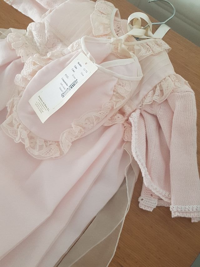 vestido de bautizo de niña