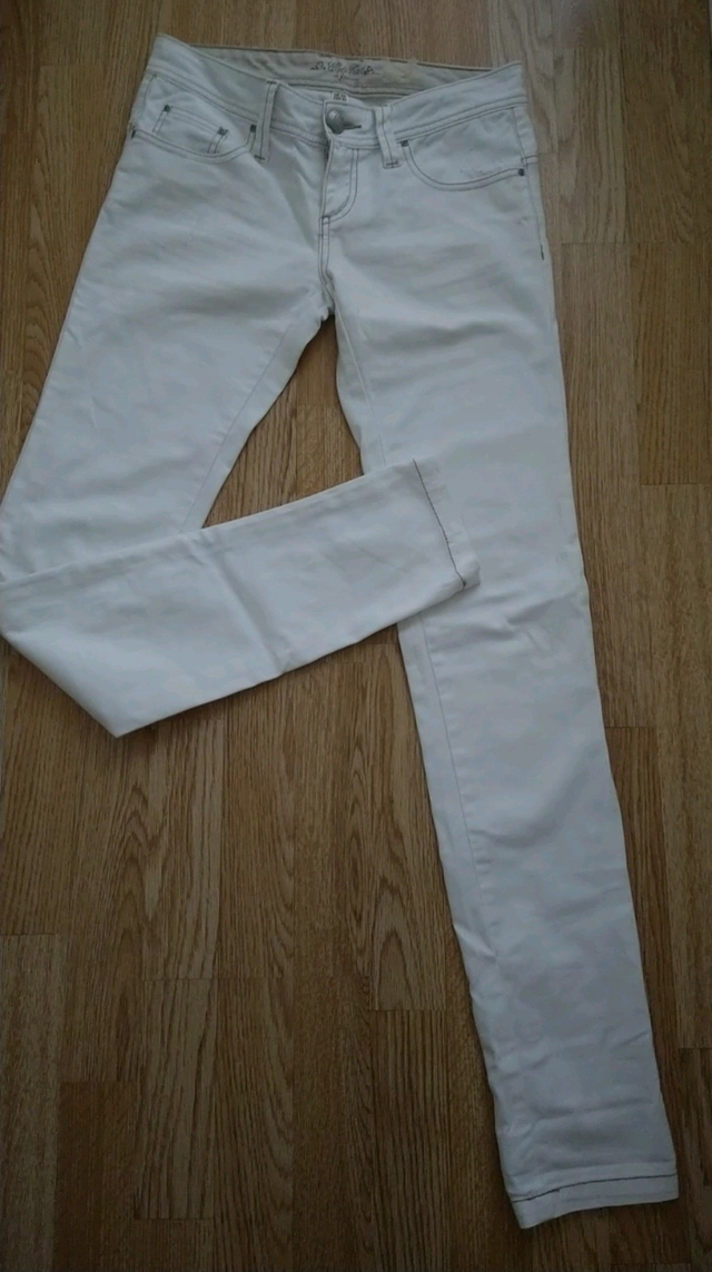 pantalón blanco Stradivarius t:34, como nuevo!!