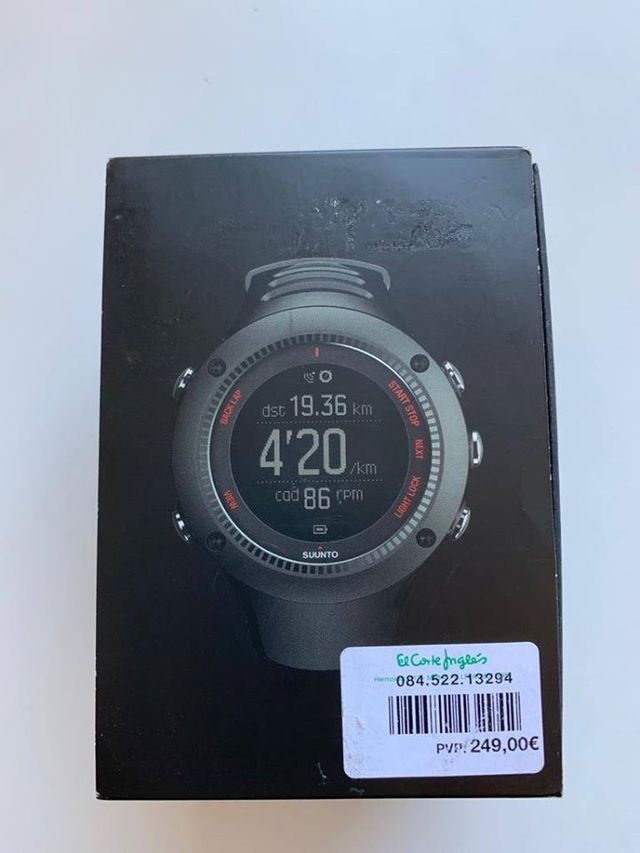 RELOJ SUUNTO  AMBIT 3 RUN BLACK HR