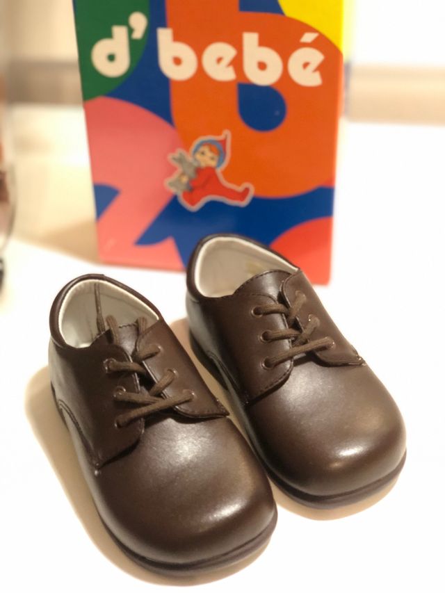 Zapato niño todo piel nuevos