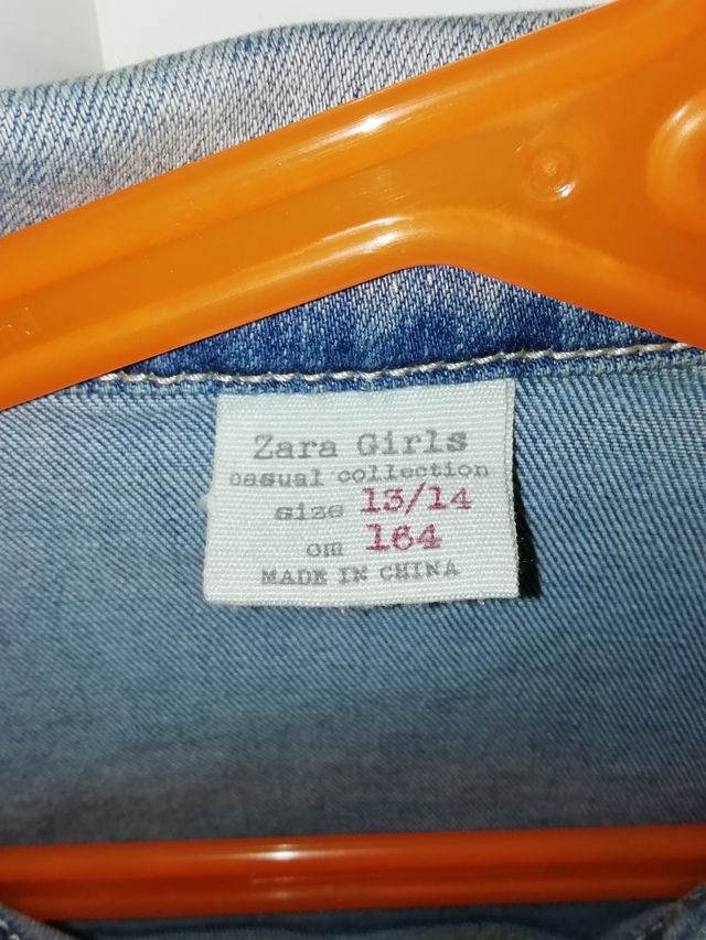 chaleco vaquero de Zara