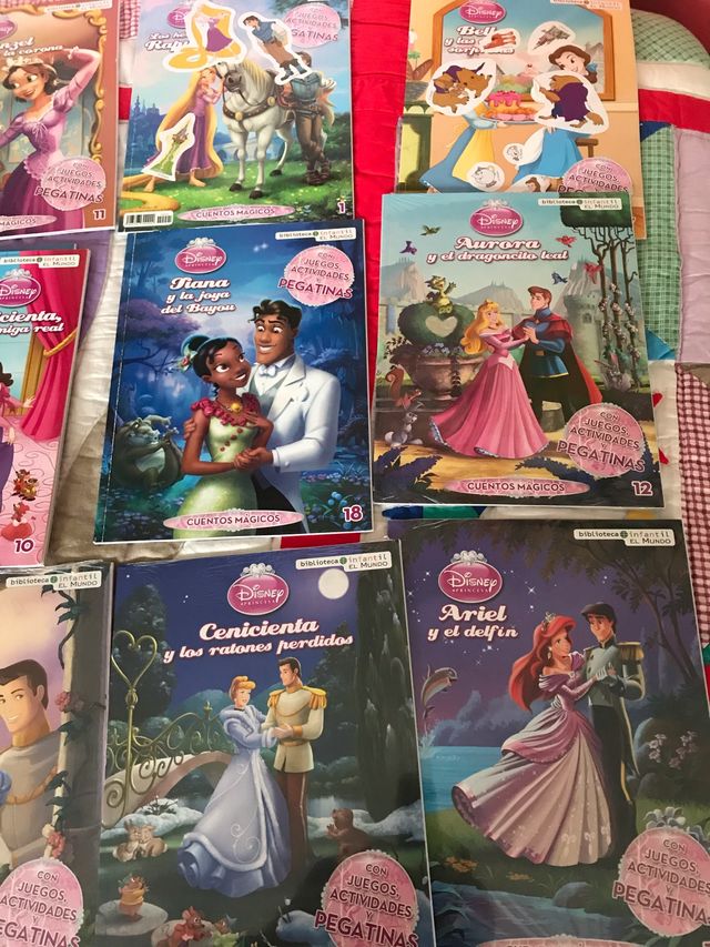 Libros actividades pasatiempos princesas Disney