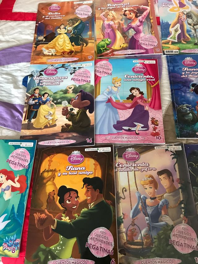 Libros actividades pasatiempos princesas Disney