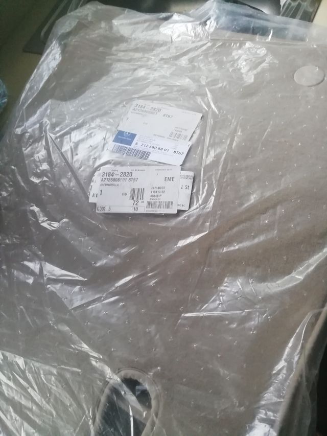 Alfombrillas Mercedes serie E nuevas