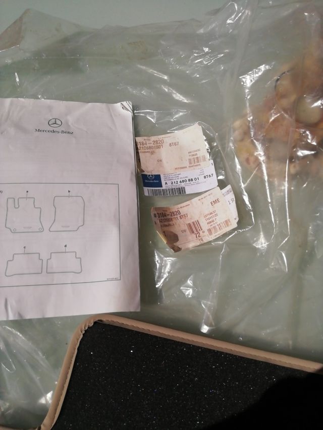 Alfombrillas Mercedes serie E nuevas