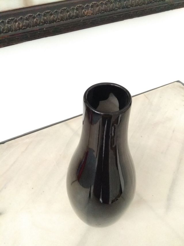 Base para pié de lámpara de cerámica vidriada