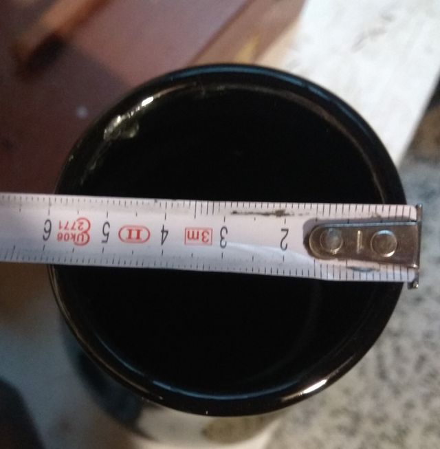 Base para pié de lámpara de cerámica vidriada