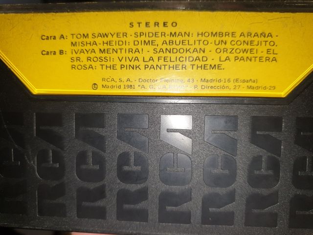 Cinta cassette El disco de la tele