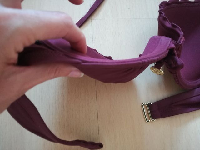 top bikini granate ,push Up .sin estrenar h y m 75