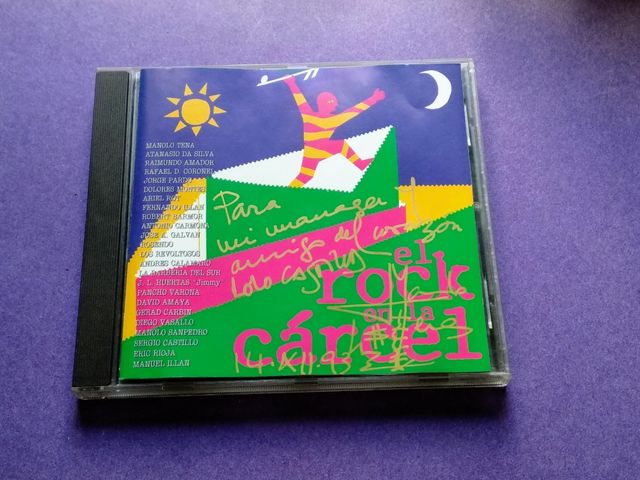 MANOLO TENA - 'El rock en la cárcel' CD Firmado