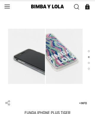 Preciosa Funda iPhone bimba y Lola con purpu de segunda mano por 20 EUR en  Urbanizacion Las Minas en WALLAPOP