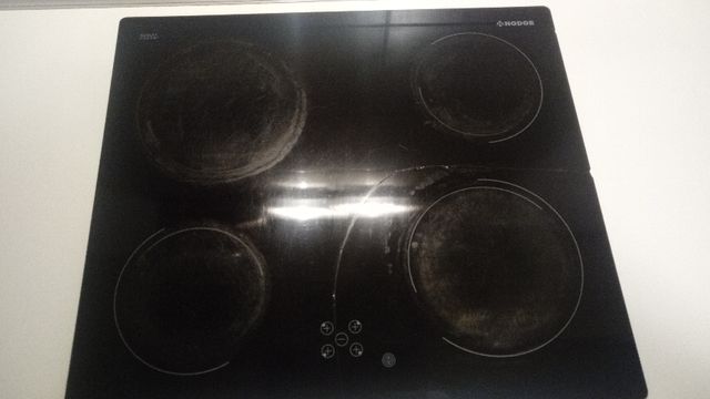 vitrocerámica 4 fuegos