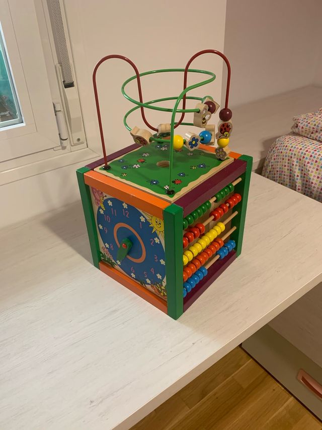Cubo de madera actividades didácticas