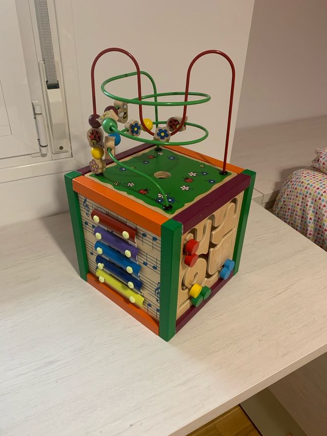 Cubo de madera actividades didácticas