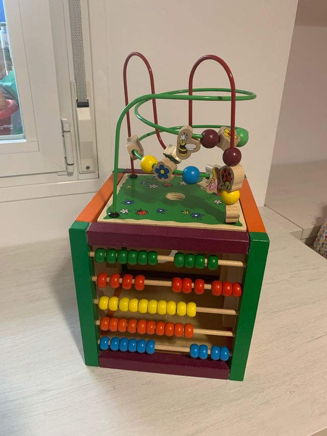 Cubo de madera actividades didácticas