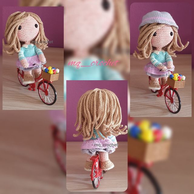 muñeca crochet  personalizadas